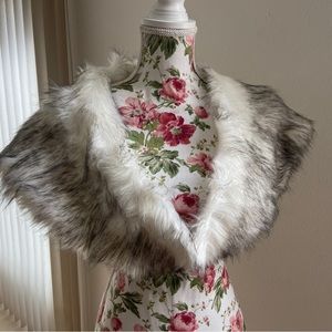 Faux Fur Collar Scarf